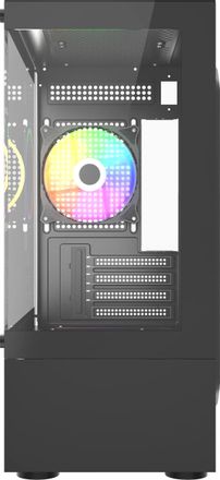 Корпус mATX Accord ACC-285-02B, Mini-Tower, без БП,  черный
