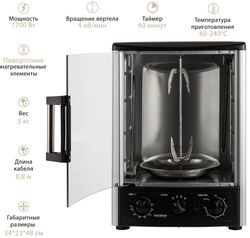 Электрогриль Endever Grillmaster-310, серебристый