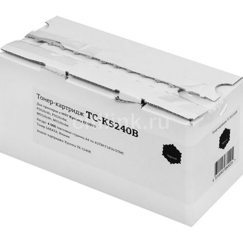 Картридж T2 TC-K5240B, TK-5240K, черный / TC-K5240B