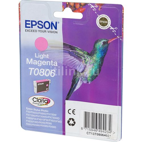 Картридж Epson T0806, светло-пурпурный / C13T08064011