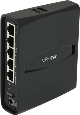 Wi-Fi роутер MIKROTIK hAP ac2 US, Wi-Fi 5, AC1200, 2.4/5ГГц, 5 LAN ...