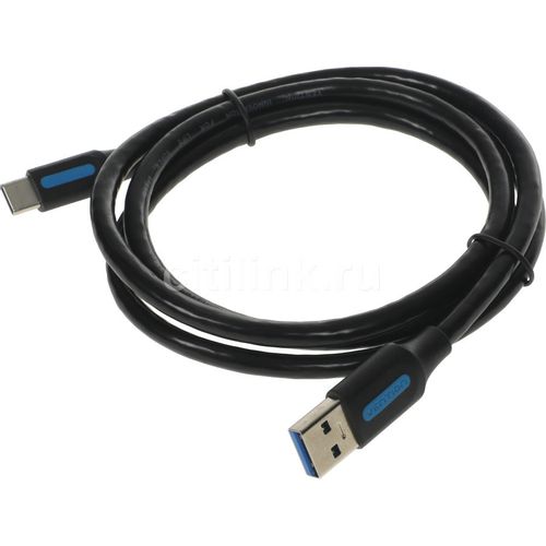 Кабель USB3.0 VENTION COZBF, USB Type-C (m) — USB 3.0 A(m), круглое, 1м