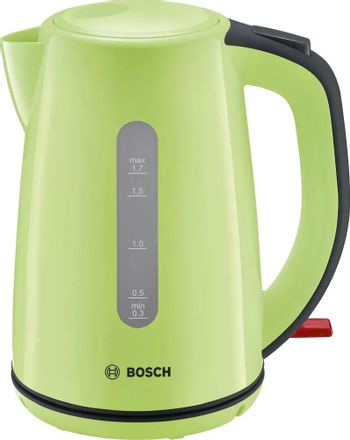 Чайник электрический Bosch TWK75, 2200Вт, зеленый и черный