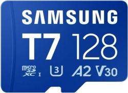 Карта памяти microSDXC UHS-I U3 Samsung T7 128 ГБ