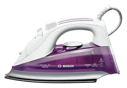 Утюг Bosch TDA7630, 2400Вт, сиреневый/белый