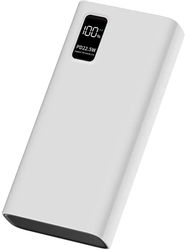 Внешний аккумулятор (Power Bank) PERO PB06, 20000мAч, белый