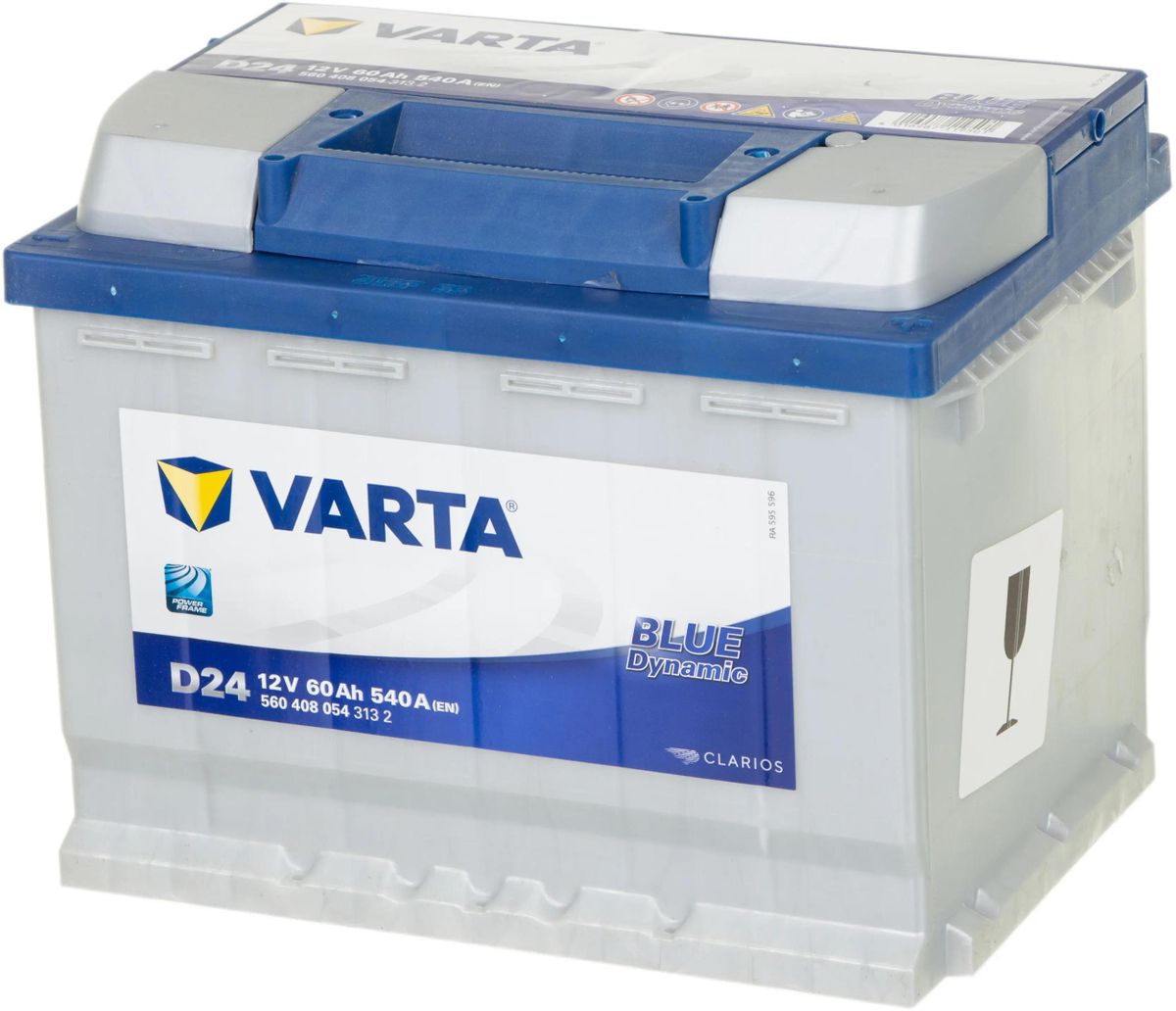 Batterie Varta Blue Dynamic D24 12v 60ah 540A 560 408 054 L2D