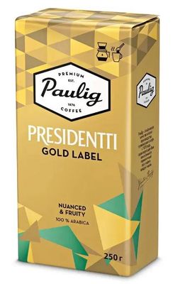 Кофе молотый PAULIG Presidentti Gold Label, 250 гр [17650] – купить в ...