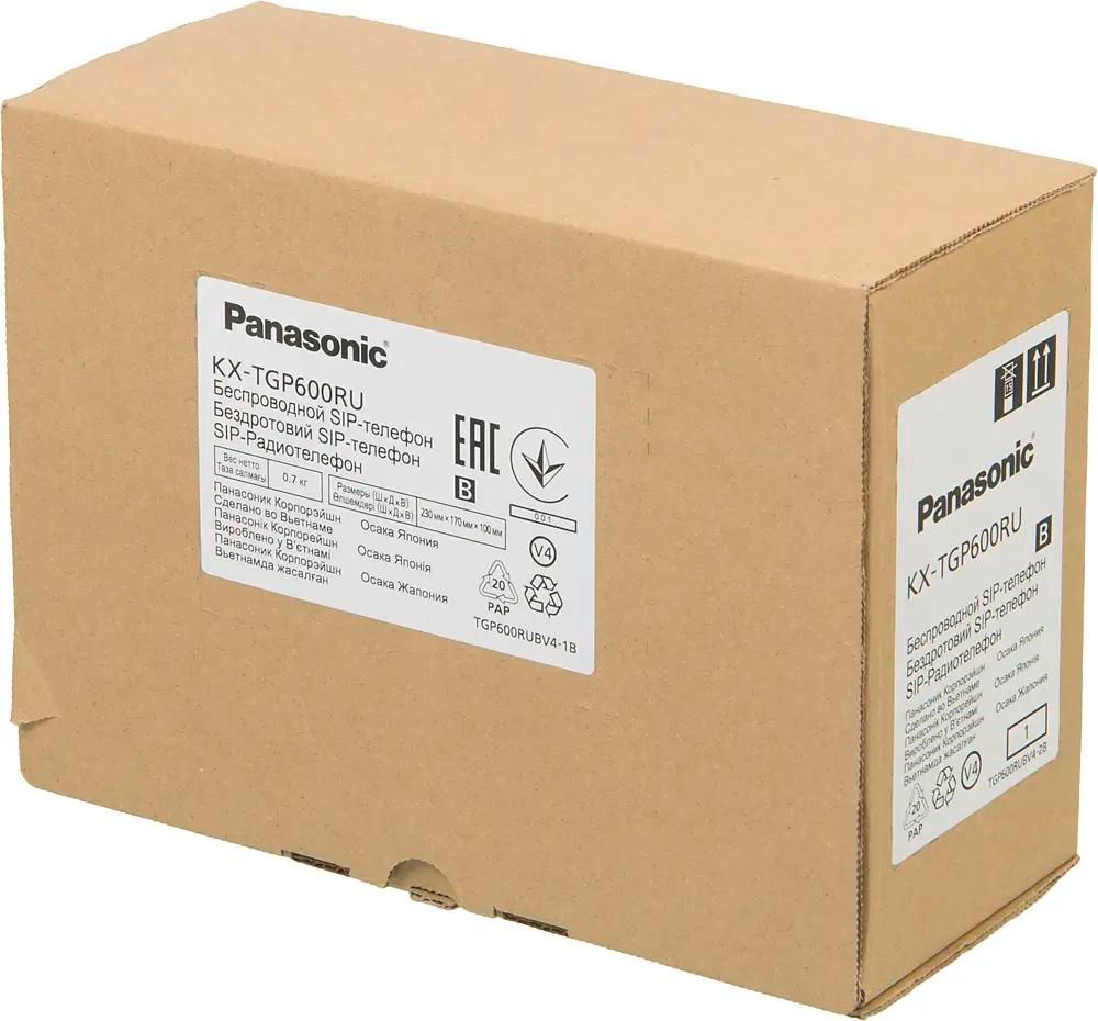 IP телефон Panasonic KX-TGP600RUB – купить в Ситилинк | 318960