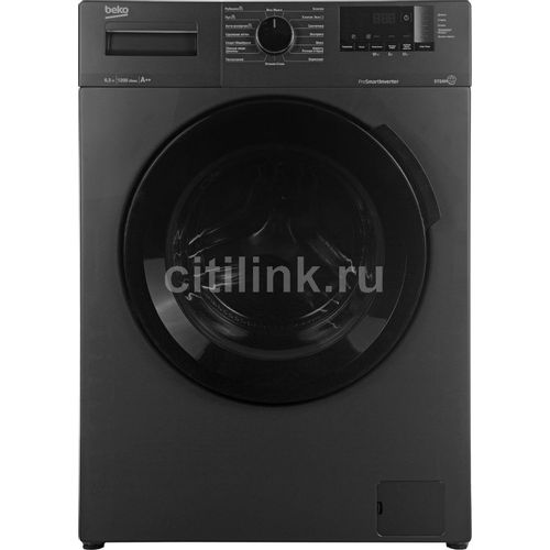 Стиральная машина Beko WSPE6H612A, с фронтальной загрузкой, 6.5кг, 1200об/мин, с паром, инверторная