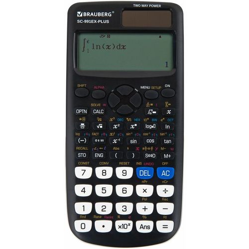 Калькулятор BRAUBERG SC-991EX-Plus, 12-разрядный, черный