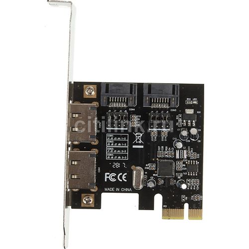 Контроллер PCI-E ASM1061 SATA III 2xE-SATA 2xSATA Ret NONAME