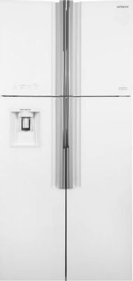 Холодильник двухкамерный Hitachi R-W660PUC7 GPW Side by Side, инверторный белый