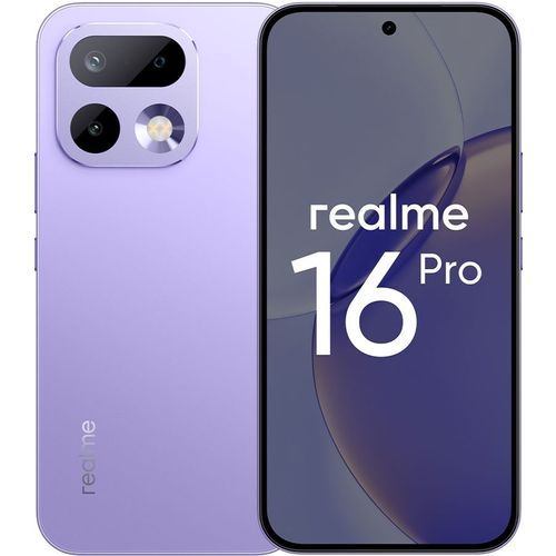 6.78" Смартфон REALME 16 Pro 12/512Gb, RMX5120, NFC, AMOLED, 144Гц, 7000мAч, сиреневый