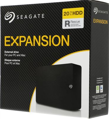 20ТБ Внешний диск HDD Seagate Expansion STKP20000400, USB 3.0