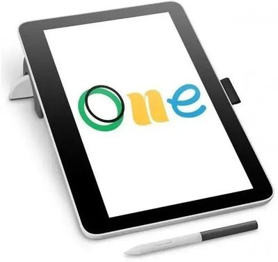 13.3" Графический планшет-монитор Wacom One 13 Touch 1920x1080, белый ...
