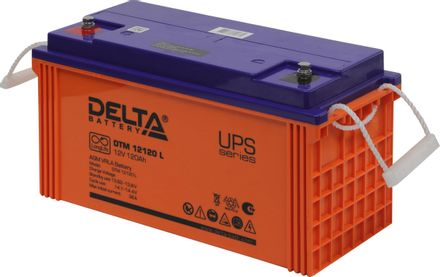 Аккумуляторная батарея Delta DTM 12120 L для ИБП,  12В,  120Ач