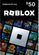 Изображение товара Пополнение игровой валюты ROBLOX 50 USD USA,  регион: Весь мир
