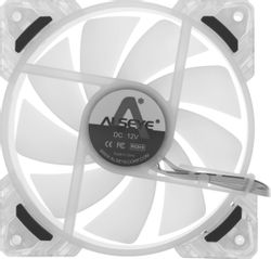 Вентилятор ALSEYE N12-W 120мм, 4-pin, RGB, белый