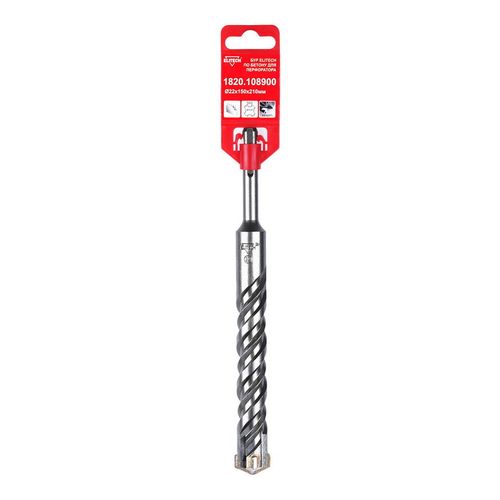 Бур Elitech 1820.108900, по бетону, 22мм, SDS-PLUS, 1шт