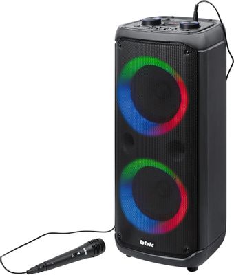 Музыкальный центр BBK BTA6030, 30Вт, с караоке, с микрофоном, Bluetooth ...