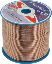 Изображение товара Кабель акустический PREMIER SCC-TR CCA 100м прозрачный высокое качество