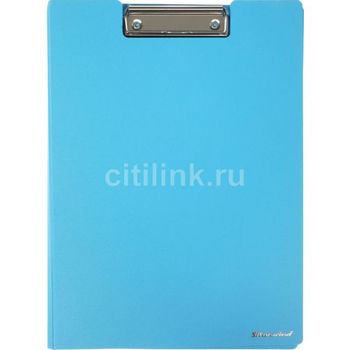 Папка клип-борд Silwerhof 957024, A4, полифом, голубой