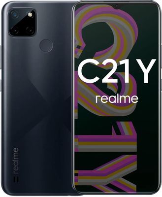 Смартфон REALME C21Y 4/64Gb, черный(восстановленный) – купить в ...