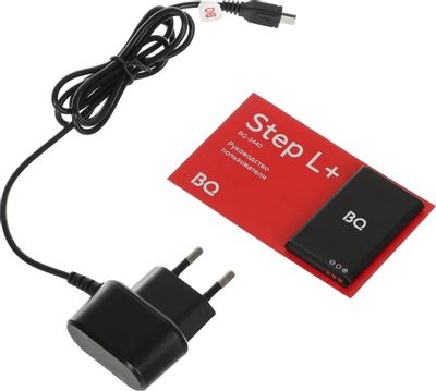 Характеристики Сотовый телефон BQ Step L+ 2440, черный/синий (1863761 ...