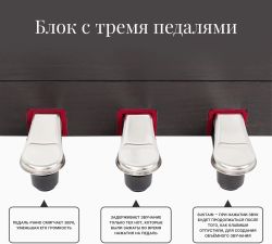 Цифровое фортепиано TESLER STZ-8870 RW, коричневый