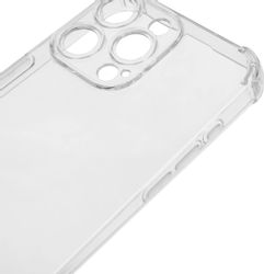 Чехол (клип-кейс) PERO CC02, для Apple iPhone 15 Pro Max, противоударный, прозрачный