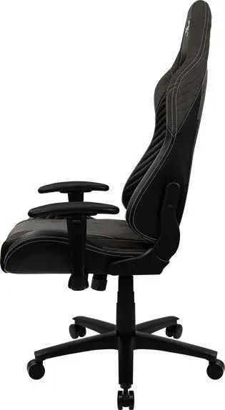 Кресло игровое Aerocool Baron Iron Black, на колесиках, эко.кожа/ткань,  черный [baron iron black] – купить в Ситилинк | 1166012