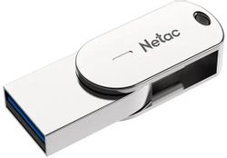 Флешка USB NETAC U785C 32ГБ, USB3.2, серый