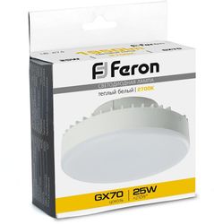 Упаковка ламп LED FERON GX70, таблетка, 25Вт, 10 шт.