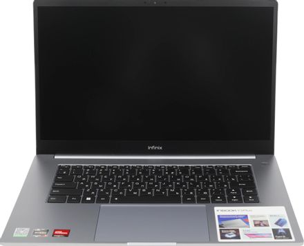 Ноутбук INFINIX Inbook Y3 PLUS YL51A5, 15.6", IPS, AMD Ryzen 7 5700U 1.8ГГц, 8-ядерный, 16ГБ LPDDR4x, 512ГБ SSD,  AMD Radeon Graphics, FreeDOS,  серый [71008302601]