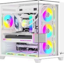 Изображение товара Корпус ATX Formula Crystal Z9 Midi-Tower без БП белый стеклянный