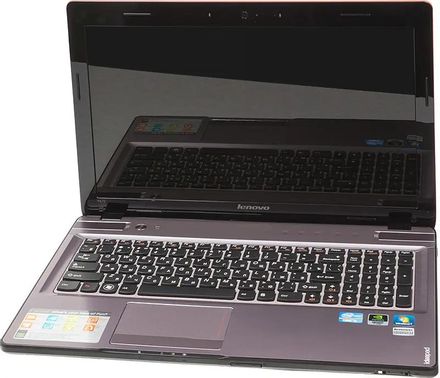 Ноутбук Lenovo IdeaPad Y570 15.6", Intel Core i5 2430M 2.4ГГц, 2-ядерный, 4ГБ DDR3, 500ГБ,  NVIDIA GeForce  GT 555M - 1 ГБ, Windows 7 Home Basic, темно-коричневый [59312967]