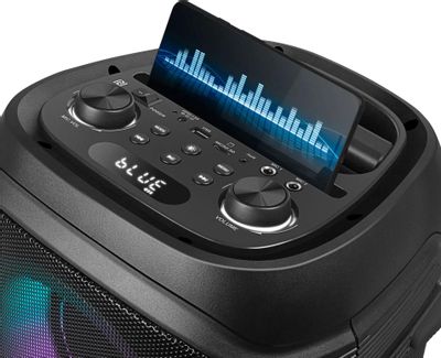 Колонка портативная Sven PS-800, 100Вт, черный – купить в Ситилинк | 1905786