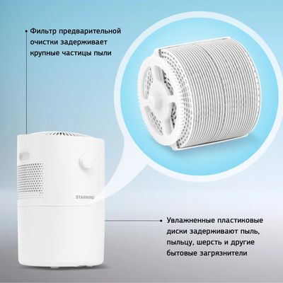 Мойка воздуха StarWind SAW5520, белый – купить в Ситилинк | 1488271