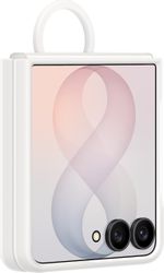 Чехол (клип-кейс) Samsung Case Silicone Ring Magnet Case, для Samsung Galaxy Z Flip8, кремовый