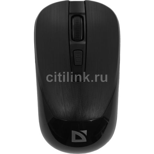 Мышь беспроводная Defender Wave MM-995, радио, оптическая, USB, 1600dpi, черный [52995]