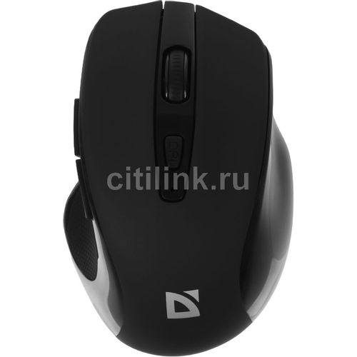Мышь беспроводная Defender Prime MB-053, радио, оптическая, USB, 1600dpi, черный [52053]