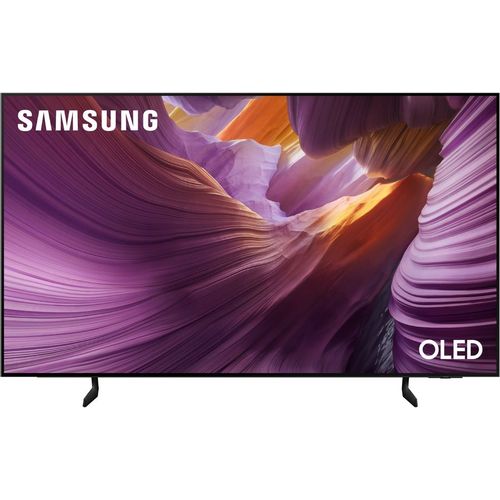 55" Телевизор Samsung QE55S85FAEXRU OLED, 4K Ultra HD, СМАРТ ТВ, Tizen OS, черный графит