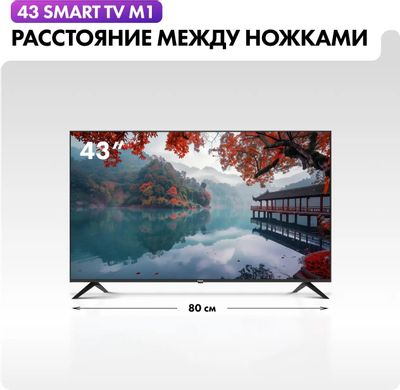 43" Телевизор HAIER Smart TV M1, 4K Ultra HD, черный, СМАРТ ТВ, Android ...