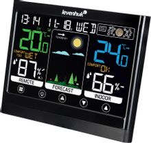 Изображение товара Термогигрометр LEVENHUK TH50 с внешними датчиками и функциями погоды