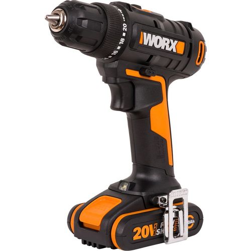 Шуруповерт WORX WX100.2, 2Ач, с двумя аккумуляторами