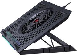 Подставка для ноутбука Redragon Ivy, 15.6", 360х250х55 мм, 2хUSB, вентиляторы 5 х 140 мм, 890г, черный