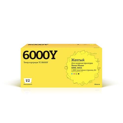Картридж T2 106R01633, 106R01633, желтый / TC-X6000