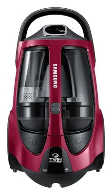 Пылесос Samsung VCC885FH3P/XEV, 2200Вт, бордовый/черный