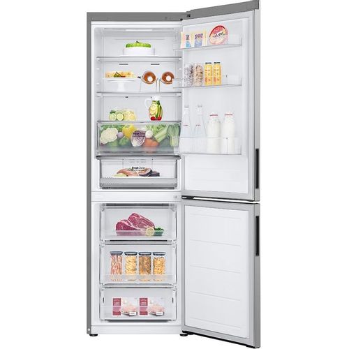 Холодильник двухкамерный LG GC-B459ANMW инверторный, серебристый